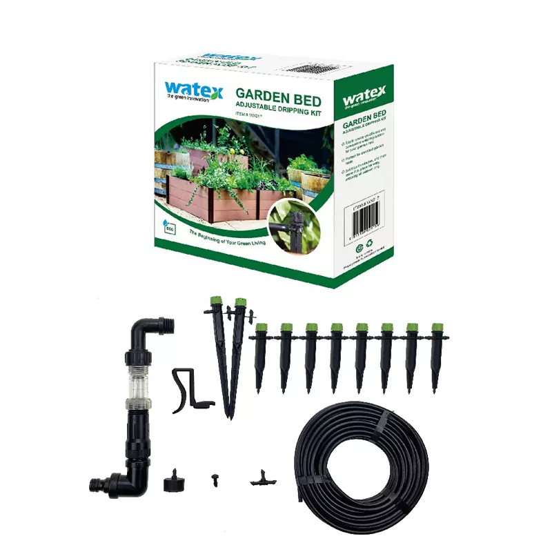 Kit Gocciolamento Regolabile per Letto da Giardino