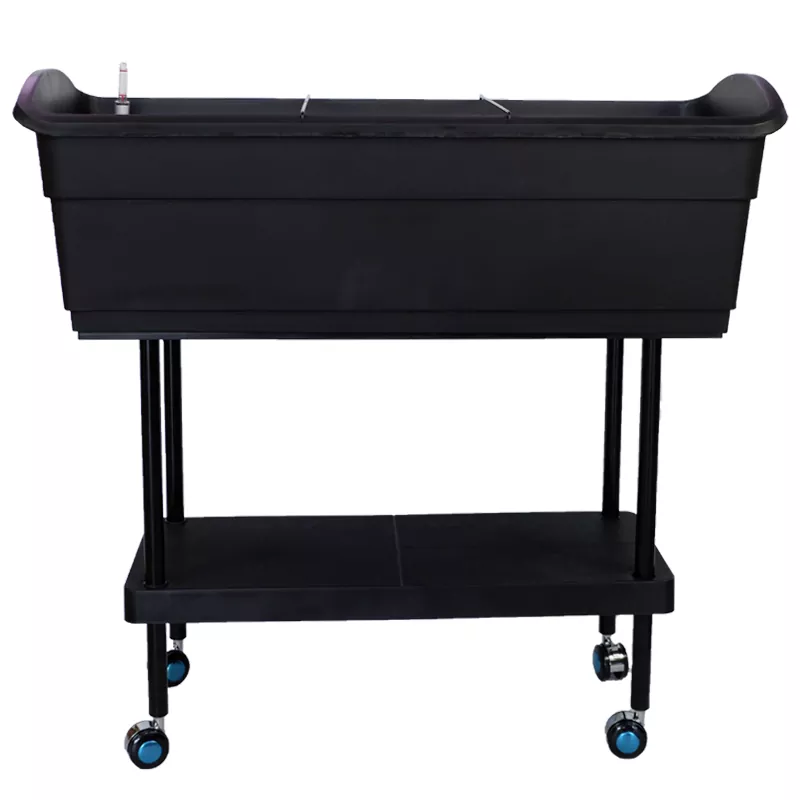 Letto da giardino rialzato mobile